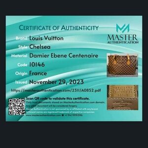 Louie Vitton Chelsea Damier Ebene